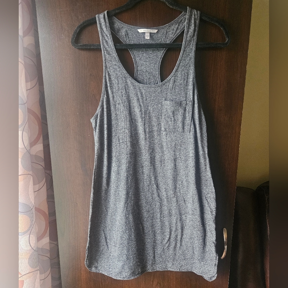 Victoria's Secret Gray Sleeveless Racerback Women's Top